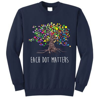Each Dot Matters Colorful Unity Tree Tall Sweatshirt