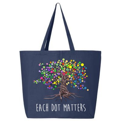 Each Dot Matters Colorful Unity Tree 25L Jumbo Tote