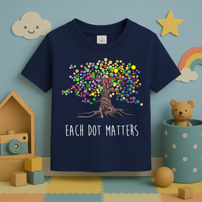 Each Dot Matters Colorful Unity Tree Toddler T-Shirt