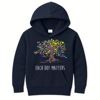 Each Dot Matters Colorful Unity Tree Kids Hoodie