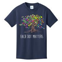 Each Dot Matters Colorful Unity Tree Kids T-Shirt