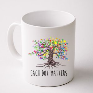 Each Dot Matters Colorful Unity Tree Coffee Mug