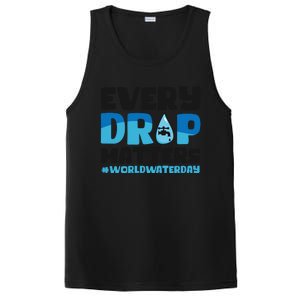 Every Drop Matters World Water Day Save Water Gift PosiCharge Competitor Tank