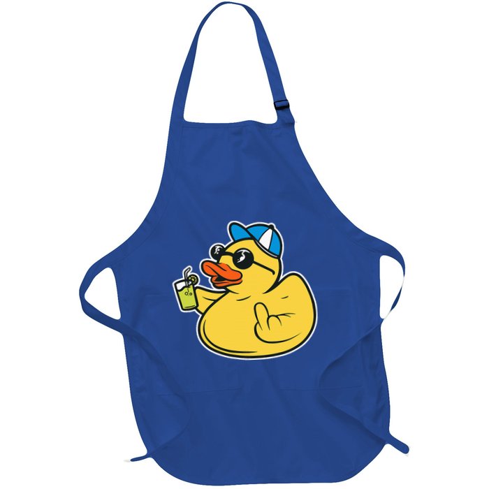 Evil Duck Middle Finger Cheeky Rubber Duck Apron