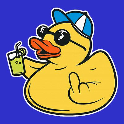 Evil Duck Middle Finger Cheeky Rubber Duck T-Shirt