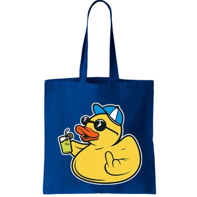 Evil Duck Middle Finger Cheeky Rubber Duck Bag
