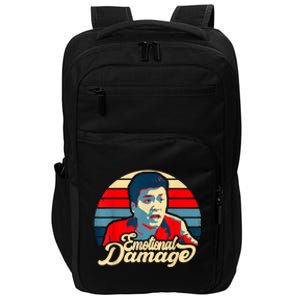 Emotional Damage Meme Funny Asian Guy Retro Hope Sunset Impact Tech Backpack