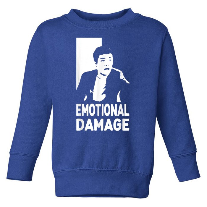 Emotional Damage Meme Asian Guy Cute Funny Quote Toddler Sweatshirt