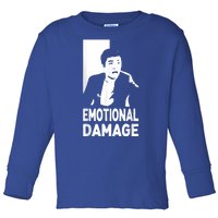 Emotional Damage Meme Asian Guy Cute Funny Quote Toddler Long Sleeve Shirt