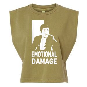 Emotional Damage Meme Asian Guy Cute Funny Quote Garment-Dyed Women's Muscle Tee