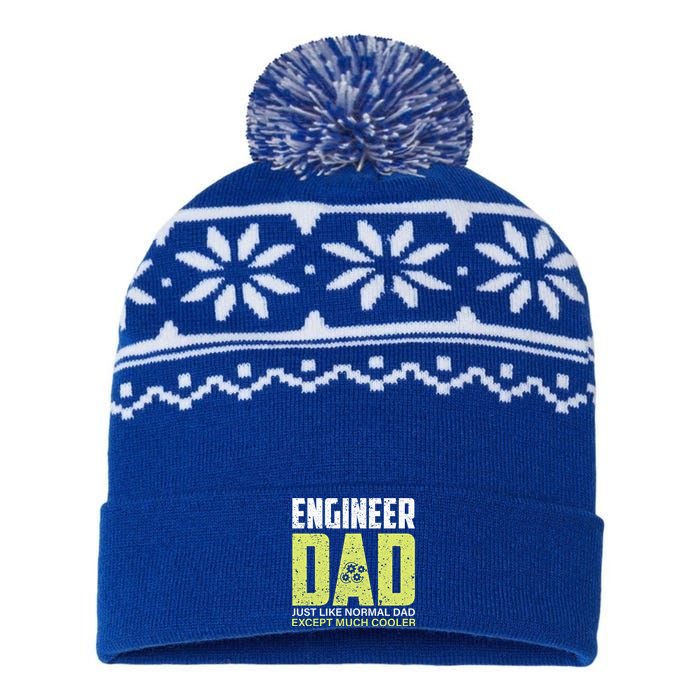 Engineers Dad Much Cooler Gift USA-Made Snowflake Beanie