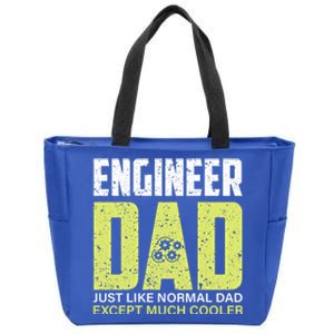 Engineers Dad Much Cooler Gift Zip Tote Bag