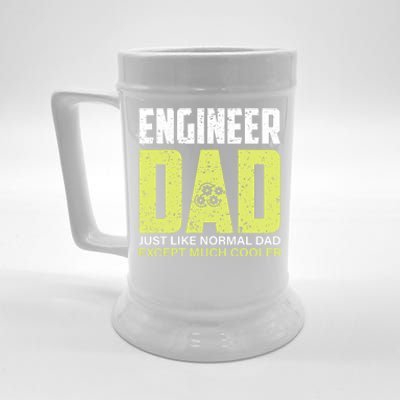 Engineers Dad Much Cooler Gift Beer Stein