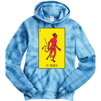 El Diablo Mexican Lottery Culture Tie Dye Hoodie