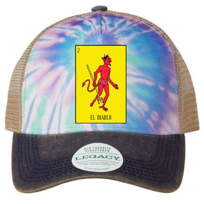 El Diablo Mexican Lottery Culture Legacy Tie Dye Trucker Hat