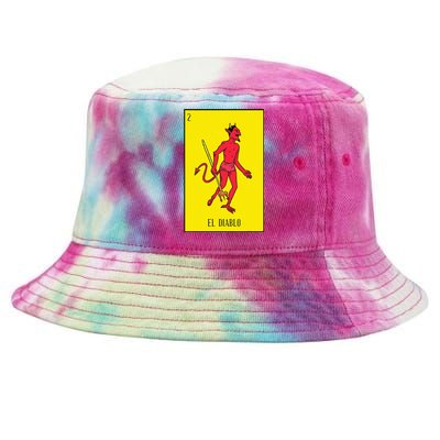 El Diablo Mexican Lottery Culture Tie-Dyed Bucket Hat