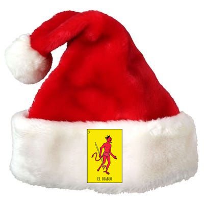 El Diablo Mexican Lottery Culture Premium Christmas Santa Hat