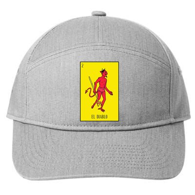 El Diablo Mexican Lottery Culture 7-Panel Snapback Hat