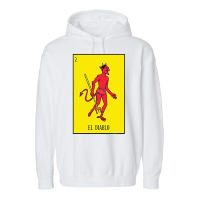 El Diablo Mexican Lottery Culture Garment-Dyed Fleece Hoodie