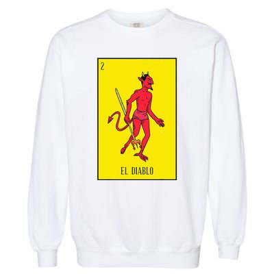 El Diablo Mexican Lottery Culture Garment-Dyed Sweatshirt