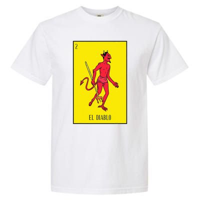 El Diablo Mexican Lottery Culture Garment-Dyed Heavyweight T-Shirt