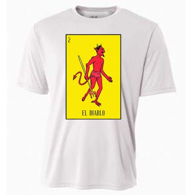 El Diablo Mexican Lottery Culture Cooling Performance Crew T-Shirt