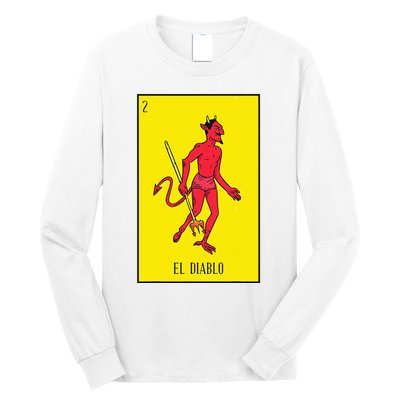 El Diablo Mexican Lottery Culture Long Sleeve Shirt