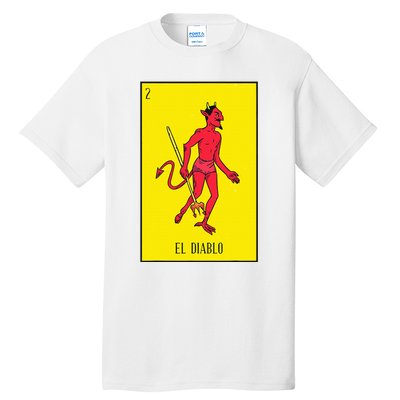 El Diablo Mexican Lottery Culture Tall T-Shirt