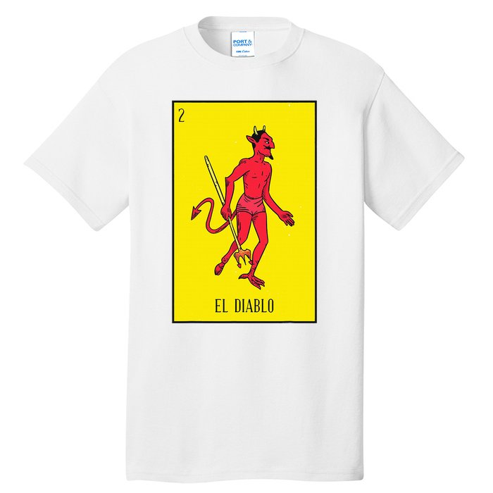 El Diablo Mexican Lottery Culture Tall T-Shirt