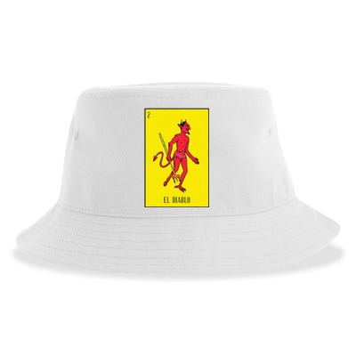 El Diablo Mexican Lottery Culture Sustainable Bucket Hat