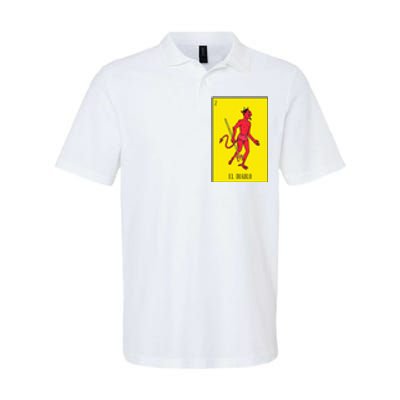 El Diablo Mexican Lottery Culture Softstyle Adult Sport Polo