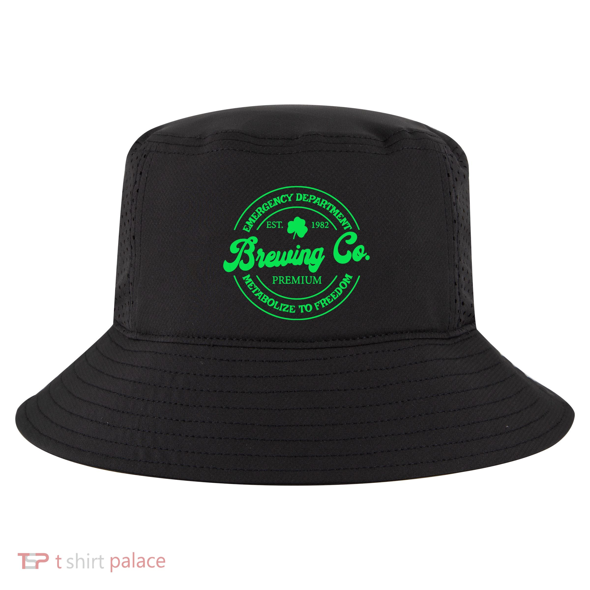 Emergency Department Metabolize To Freedom St Patricks Day Cool Comfort Performance Bucket Hat