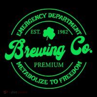 Emergency Department Metabolize To Freedom St Patricks Day Poster