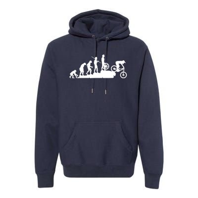 Evolution Downhill Mountain Bike Biking Premium Hoodie