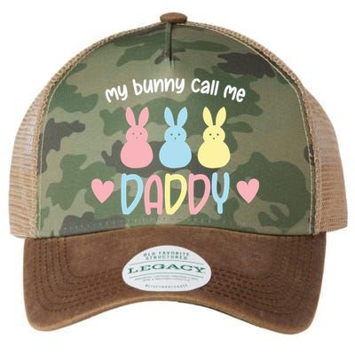 Easter Day My Favorite Bunnies Call Me Daddy Easter Father's Day Legacy Tie Dye Trucker Hat