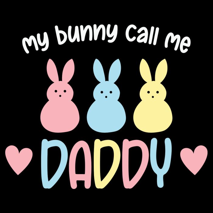 Easter Day My Favorite Bunnies Call Me Daddy Easter Father's Day 16 in Basic Backpack