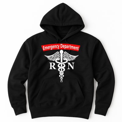 Emergency Department Nursing ER Registered Nurse RN Caduceus Hoodie
