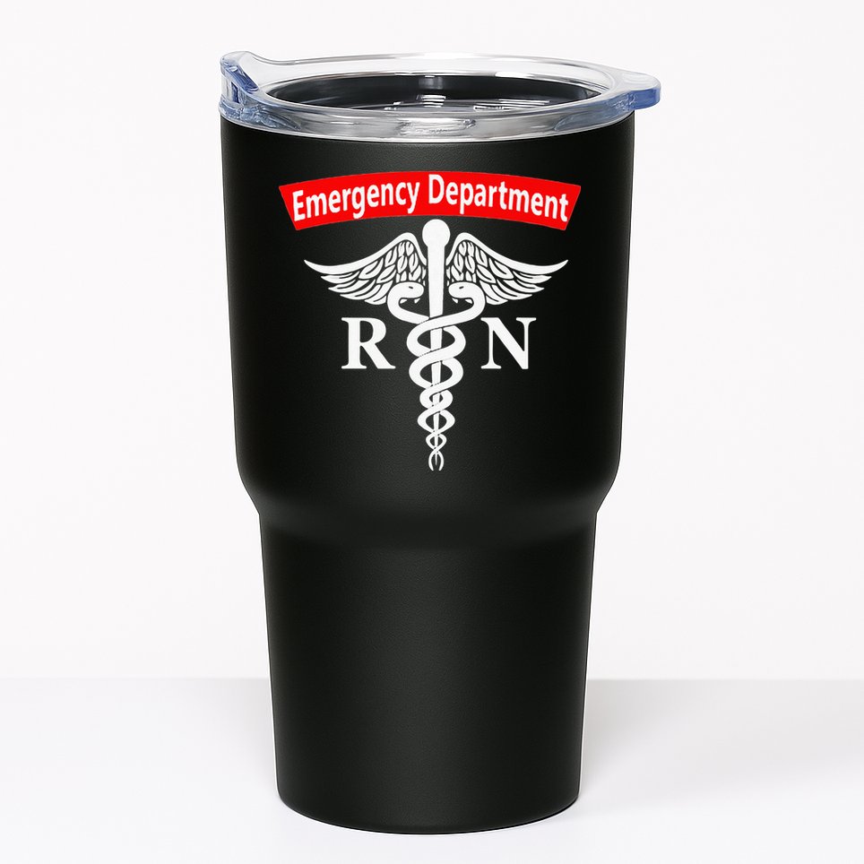 Emergency Department Nursing ER Registered Nurse RN Caduceus Tumbler