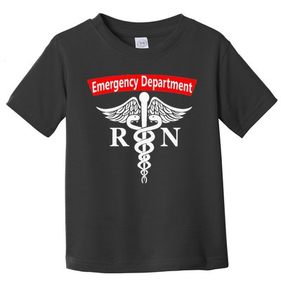 Emergency Department Nursing ER Registered Nurse RN Caduceus Toddler T-Shirt