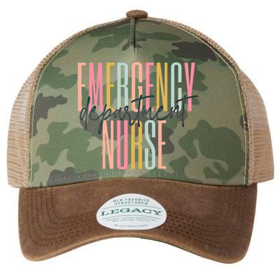 Emergency Departt Nurse Technician Er Nurse Life Gift Legacy Tie Dye Trucker Hat