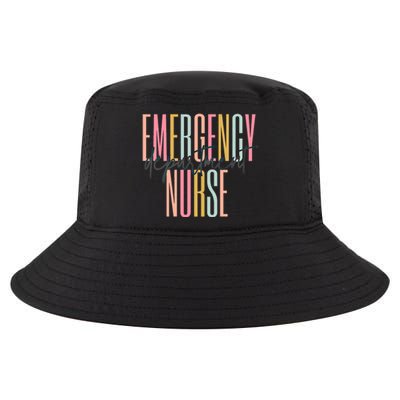 Emergency Departt Nurse Technician Er Nurse Life Gift Cool Comfort Performance Bucket Hat