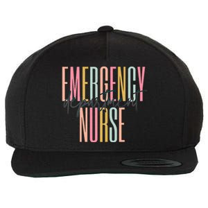 Emergency Departt Nurse Technician Er Nurse Life Gift Wool Snapback Cap