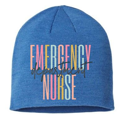 Emergency Departt Nurse Technician Er Nurse Life Gift Sustainable Beanie