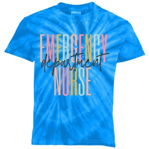 Emergency Departt Nurse Technician Er Nurse Life Gift Kids Tie-Dye T-Shirt