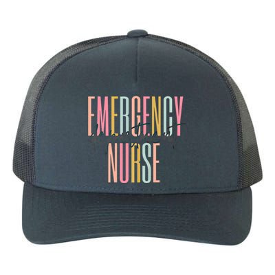 Emergency Departt Nurse Technician Er Nurse Life Gift Yupoong Adult 5-Panel Trucker Hat