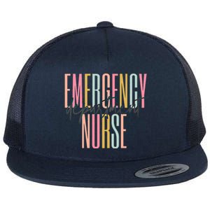 Emergency Departt Nurse Technician Er Nurse Life Gift Flat Bill Trucker Hat