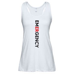 Emergency Department Nurse ER Nurse Ladies Essential Flowy Tank