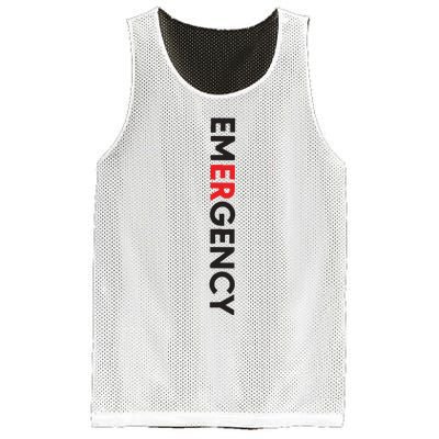 Emergency Department Nurse ER Nurse Mesh Reversible Basketball Jersey Tank