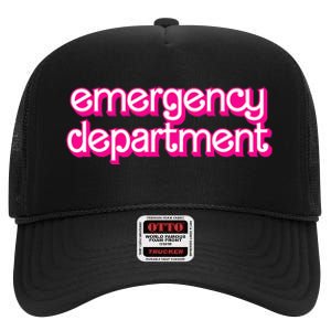 Emergency Department Nurses Er Doctor High Crown Mesh Back Trucker Hat