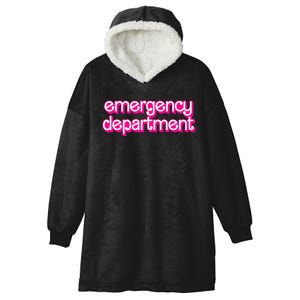 Emergency Department Nurses Er Doctor Hooded Wearable Blanket